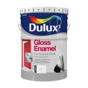 Dulux Gloss Enamel Brilliant White 20L