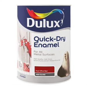 Dulux Quick Dry Enamel Post Office Red 1L