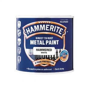 Hammerite Hammered White 1L